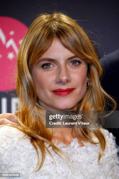 Actress Melanie Laurent attends "Le Retour du Heros" Premiere during the 21st Alpe D'Huez Comedy Film Festival on January 20, 2018 in Alpe d'Huez,...