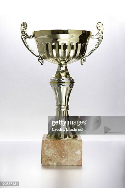 trophy - gold plaque stock pictures, royalty-free photos & images