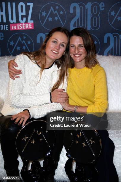 Director Eloise Lang and Actress Camile Cottin Receive the Public Prize and Best Actress Award for "Larguees" during the 21st Alpe D'Huez Comedy Film...