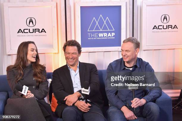 The cast of 'Collette' attends the Acura Studio at Sundance Film Festival 2018 on January 21, 2018 in Park City, Utah.