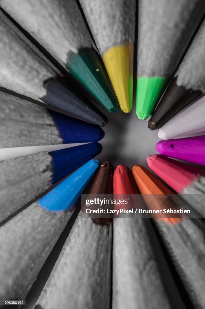 Crayons selective color