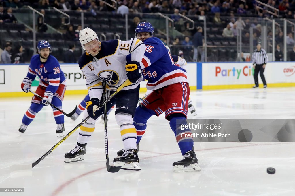 Buffalo Sabres v New York Rangers