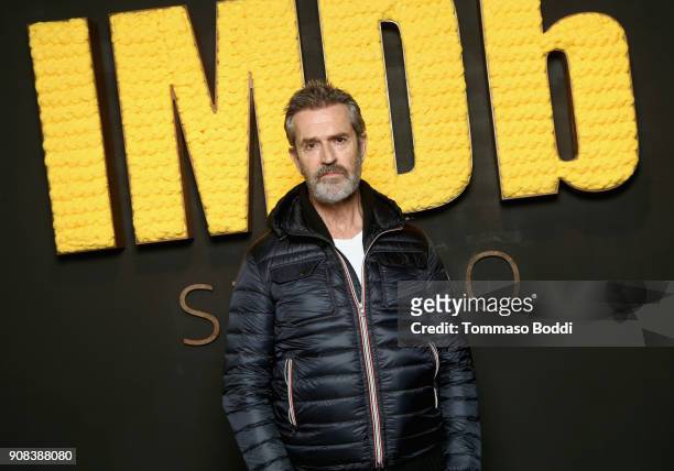 Actor/director Rupert Everett of 'The Happy Prince' attends The IMDb Studio and The IMDb Show on Location at The Sundance Film Festival on January...