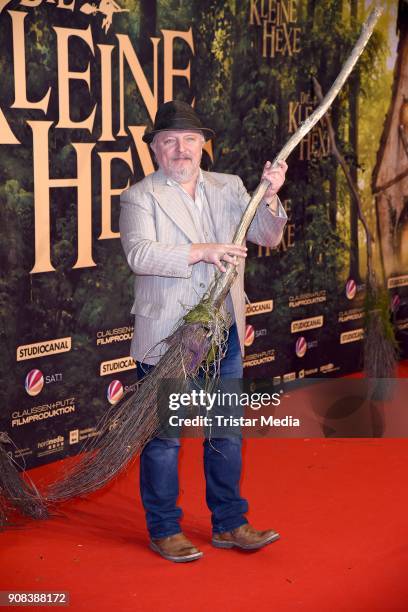 Axel Prahl attends the 'Die kleine Hexe' Premiere at Mathaeser Filmpalast on January 21, 2018 in Munich, Germany.