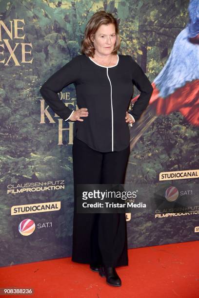 Suzanne von Borsody attends the 'Die kleine Hexe' Premiere at Mathaeser Filmpalast on January 21, 2018 in Munich, Germany.