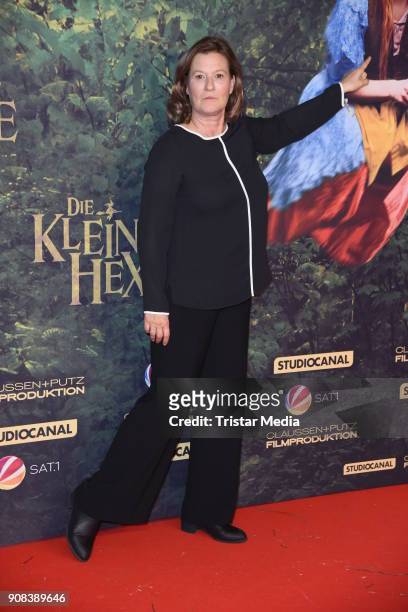 Suzanne von Borsody attends the 'Die kleine Hexe' Premiere at Mathaeser Filmpalast on January 21, 2018 in Munich, Germany.