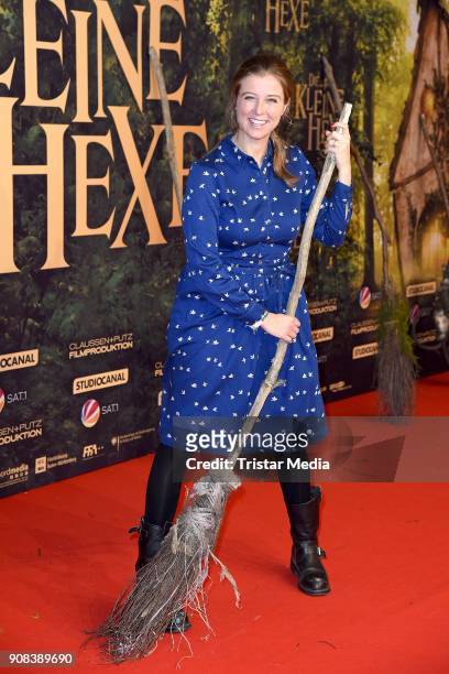 Nina Eichinger attends the 'Die kleine Hexe' Premiere at Mathaeser Filmpalast on January 21, 2018 in Munich, Germany.