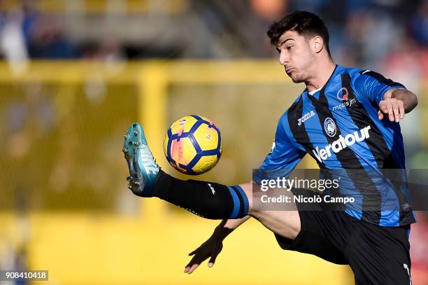 Riccardo Orsolini of Atalanta BC in action during the Serie A football match between Atalanta BC and SSC Napoli. SSC Napoli won 1-0 over Atalanta BC.