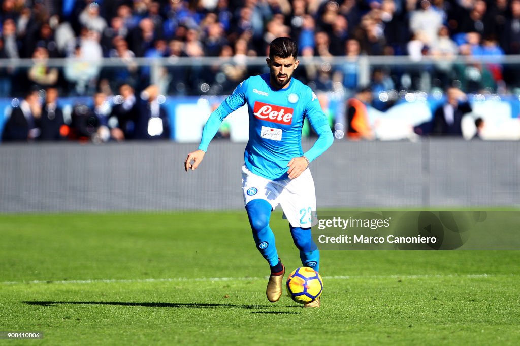 Elseid Hysaj of Ssc Napoli in action   during the Serie A...