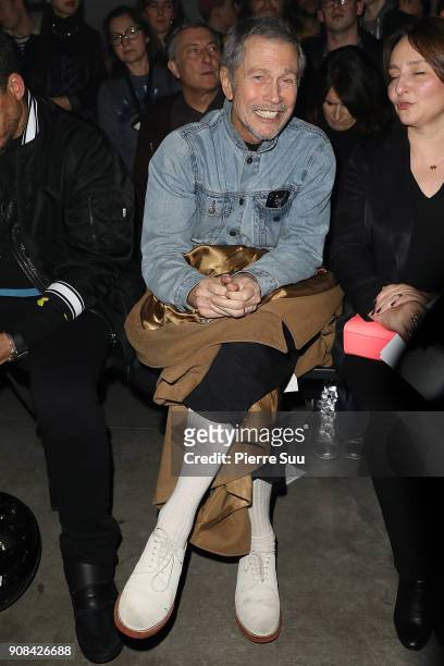 Jean Paul Goude attends the Kenzo Menswear Fall/Winter 2018-2019 show as part of Paris Fashion Week on January 21, 2018 in Paris, France.