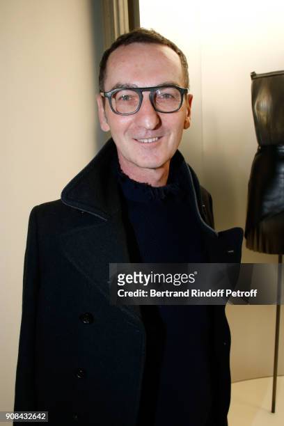Bruno Frisoni attends the "Azzedine Alaia : Je Suis Couturier" Exhibition as part of Paris Fashion Week. Held at "Azzedine Alaia Gallery" on January...