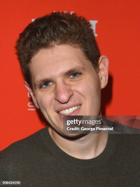 Screenwriter Mike Makowsky attends the "I Think We're Alone Now" Premiere during the 2018 Sundance Film Festival at Eccles Center Theatre on January...