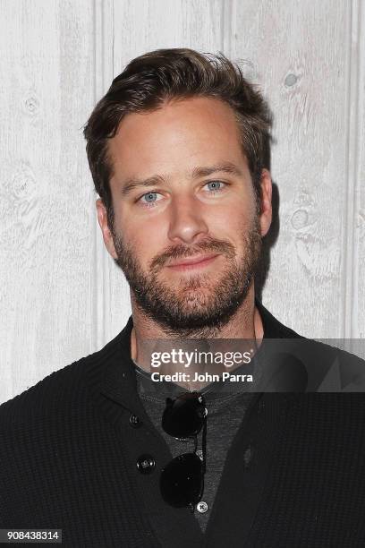 Actor Armie Hammer from 'Sorry To Bother You' attends The Hollywood Reporter 2018 Sundance Studio At Sky Strada, Park City during the 2018 Sundance...