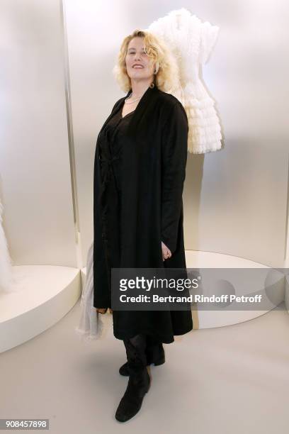 Actress Christine Bergstrom attends the "Azzedine Alaia : Je Suis Couturier" Exhibition as part of Paris Fashion Week. Held at "Azzedine Alaia...
