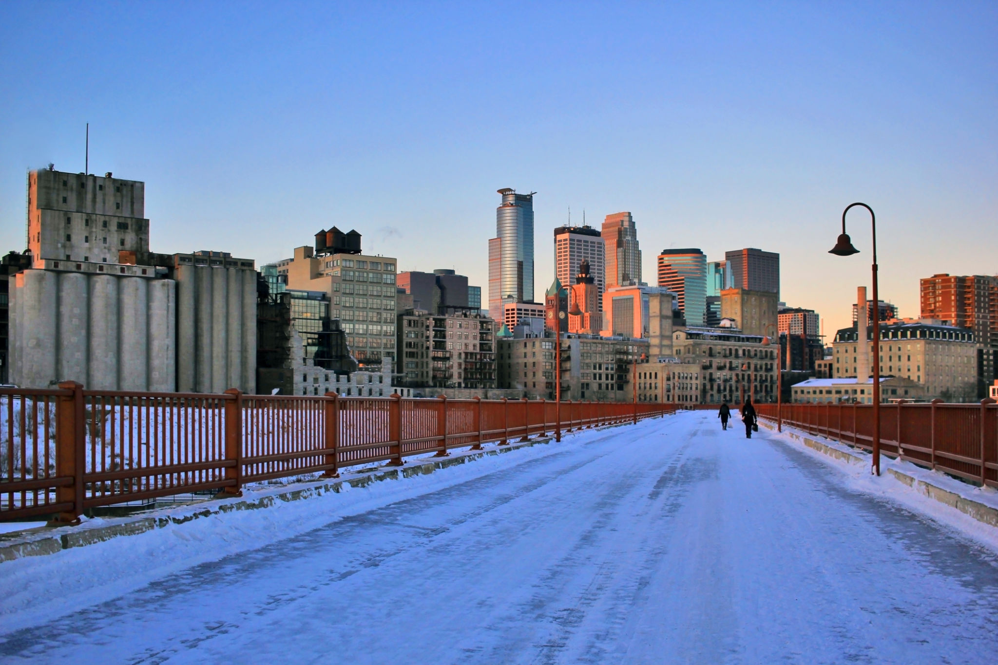 snowy minneapolis