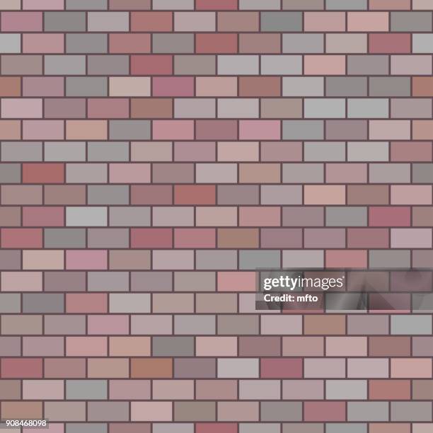 seamless brick pattern - brick wall texture stock illustrations