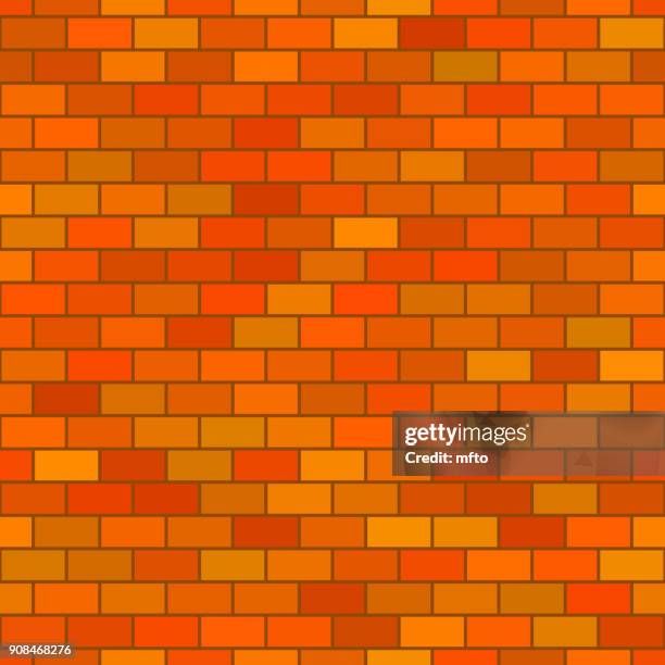 seamless brick pattern - yellow brick road stock illustrations