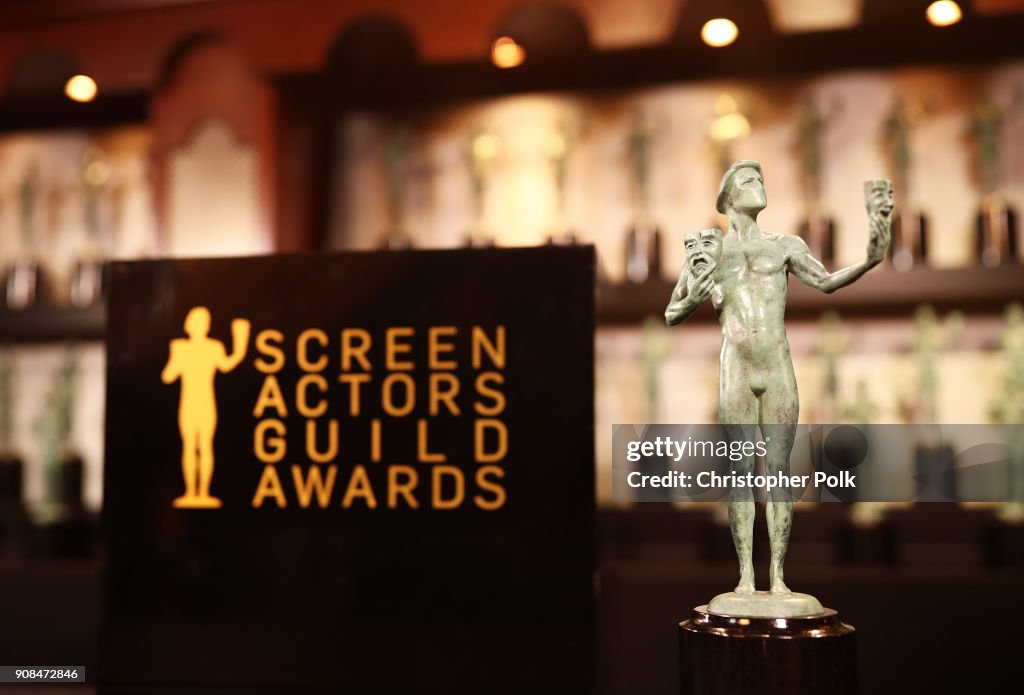 24th Annual Screen Actors Guild Awards - Trophy Room