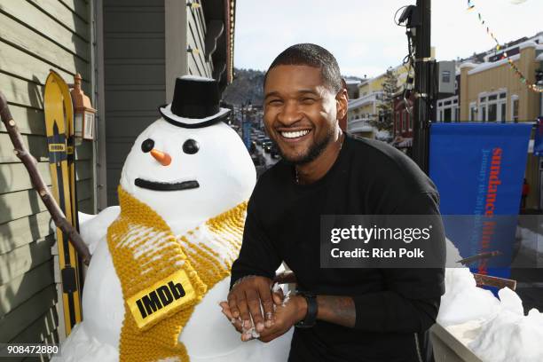 Actor Usher Raymond of 'Burden' attends The IMDb Studio and The IMDb Show on Location at The Sundance Film Festival on January 21, 2018 in Park City,...