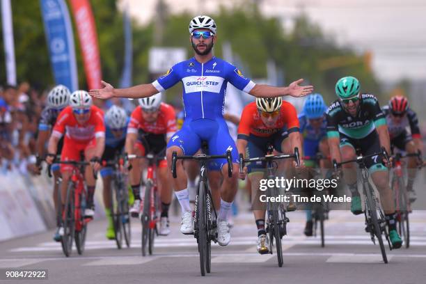 36th Tour of San Juan 2018 / Stage 1 Arrival / Fernando GAVIRIA / Celebration / Niccolo BONIFAZIO / Matteo PELUCCHI / San Juan - Pocito / Vuelta A...