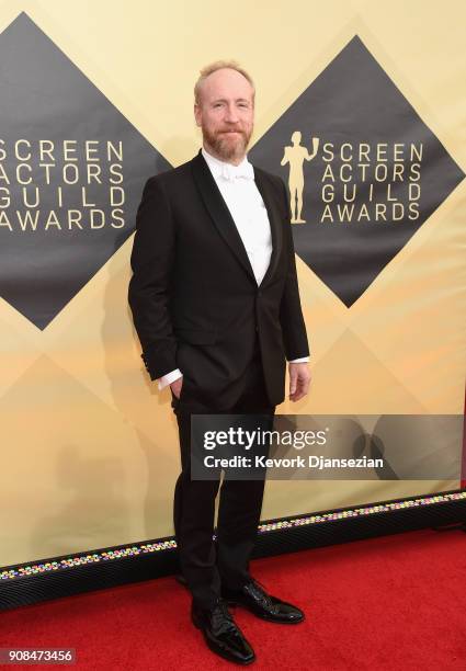 Actor Matt Walsh attends the 24th Annual Screen Actors Guild Awards at The Shrine Auditorium on January 21, 2018 in Los Angeles, California.