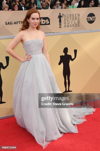 Actor Elizabeth McLaughlin attends the 24th Annual Screen Actors Guild Awards at The Shrine Auditorium on January 21, 2018 in Los Angeles, California.