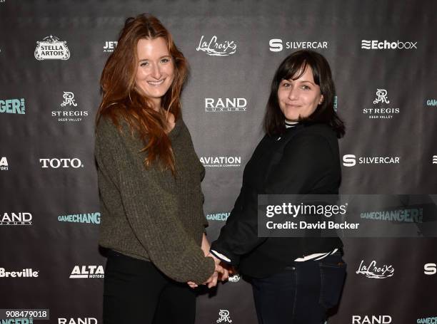 Actor Grace Gummer and director Hannah Fidell attends the Gamechanger Films reception at the RAND Luxury Escape during the 2018 Sundance Film...