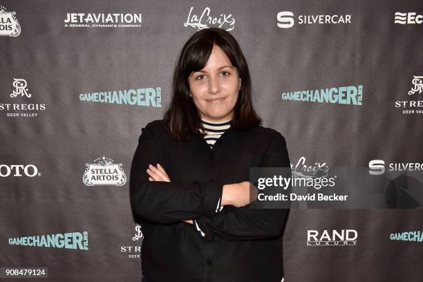 Director Hannah Fidell attends the Gamechanger Films reception at the RAND Luxury Escape during the 2018 Sundance Film Festival at The St. Regis Deer...