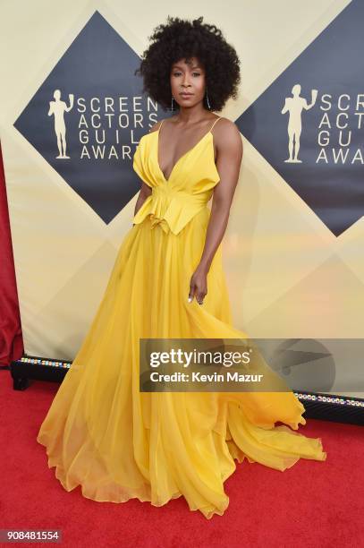 Actor Sydelle Noel attends the 24th Annual Screen Actors Guild Awards at The Shrine Auditorium on January 21, 2018 in Los Angeles, California....