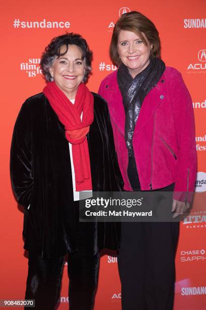 Directors Roberta Grossman and Sophie Sartain attend the 2018 Sundance Film Festival Premiere of Netflix's original documentary "Seeing Allred" at...