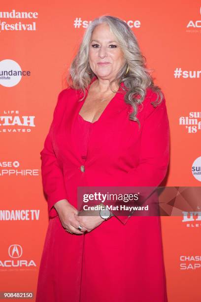 Producer Marta Kauffman attends the 2018 Sundance Film Festival Premiere of Netflix's original documentary "Seeing Allred" at the MARC theatre on...