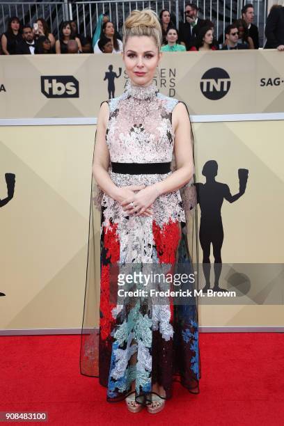 Actor Cara Buono attends the 24th Annual Screen Actors Guild Awards at The Shrine Auditorium on January 21, 2018 in Los Angeles, California. 27522_017