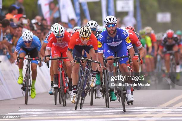 36th Tour of San Juan 2018 / Stage 1 Arrival / Sprint / Fernando GAVIRIA / Niccolo BONIFAZIO / San Juan - Pocito / Vuelta A San Juan /