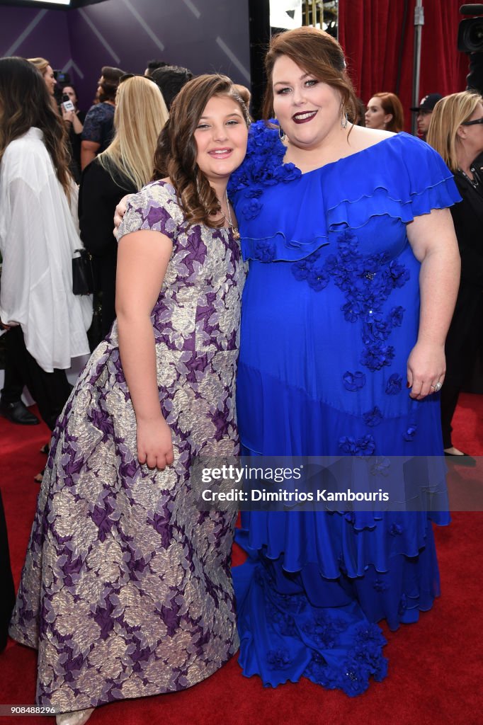 Actors Mackenzie Hancsicsak and Chrissy Metz attend the 24th