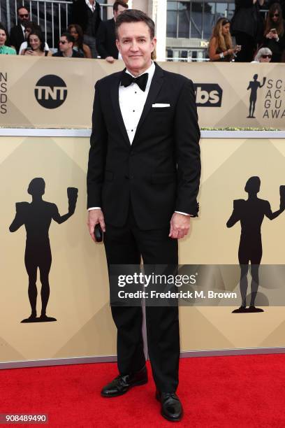 Actor Joe Chrest attends the 24th Annual Screen Actors Guild Awards at The Shrine Auditorium on January 21, 2018 in Los Angeles, California. 27522_017