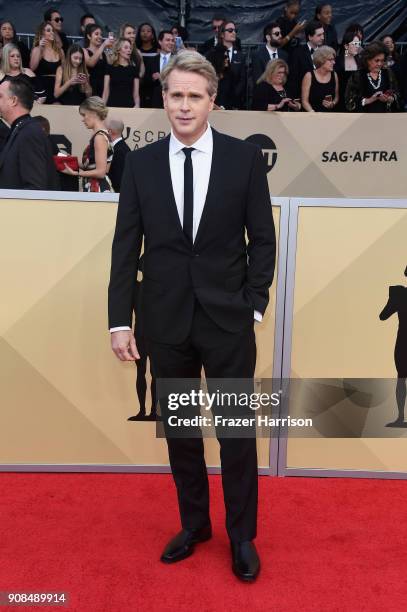 Actor Cary Elwes attends the 24th Annual Screen Actors Guild Awards at The Shrine Auditorium on January 21, 2018 in Los Angeles, California.