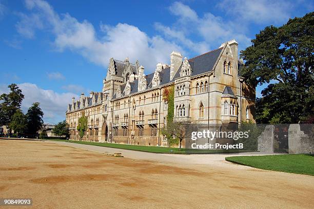 christ church college, oxford university - christchurch cathedral stock pictures, royalty-free photos & images