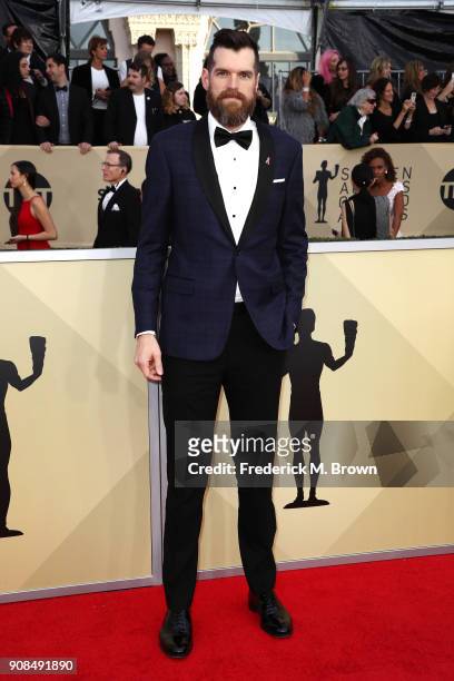 Actor Timothy Simons attends the 24th Annual Screen Actors Guild Awards at The Shrine Auditorium on January 21, 2018 in Los Angeles, California....