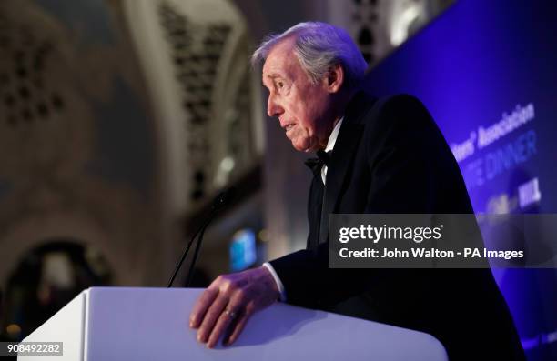 Gordon Banks during the Football Writers Association Tribute Night at The Savoy, London.
