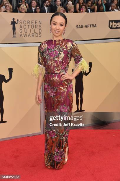 Actor Ellen Wong attends the 24th Annual Screen Actors Guild Awards at The Shrine Auditorium on January 21, 2018 in Los Angeles, California.