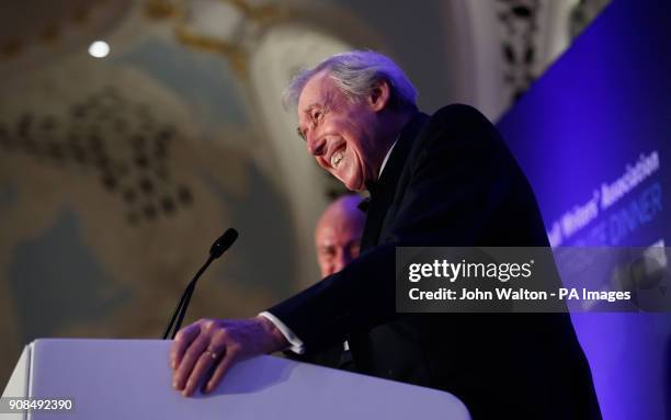 Gordon Banks during the Football Writers Association Tribute Night at The Savoy, London.