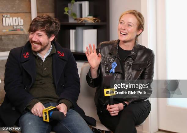 Actors John Gallagher Jr. And Jennifer Ehle of 'The Miseducation of Cameron Post' attend The IMDb Studio and The IMDb Show on Location at The...