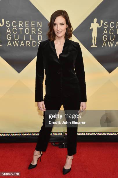 Actor Julie Lake attends the 24th Annual Screen Actors Guild Awards at The Shrine Auditorium on January 21, 2018 in Los Angeles, California.