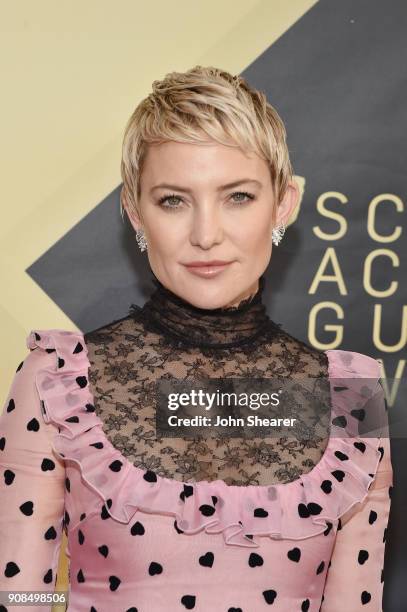 Actor Kate Hudson attends the 24th Annual Screen Actors Guild Awards at The Shrine Auditorium on January 21, 2018 in Los Angeles, California.