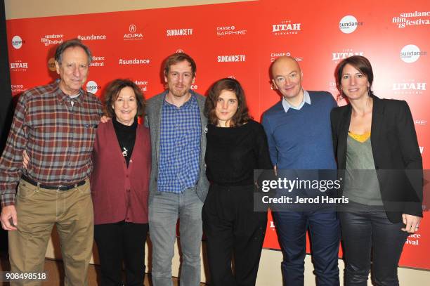 Filmmakers Gregoire Debailly, Catherine Paille, Samuel Collardey, and Karine Viprey attend the A Polar Year" Premiere during the 2018 Sundance Film...