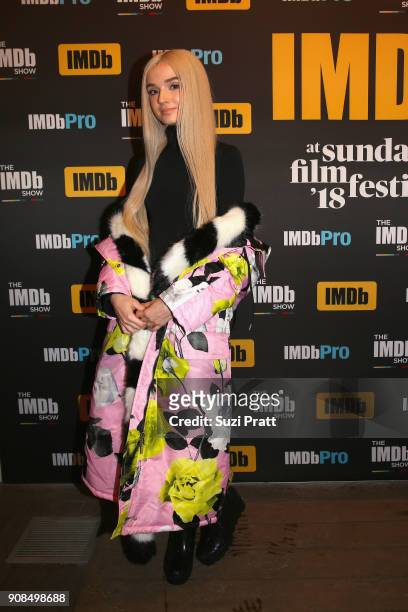 Internet personality Poppy attends The IMDb Studio and The IMDb Show on Location at The Sundance Film Festival on January 21, 2018 in Park City, Utah.
