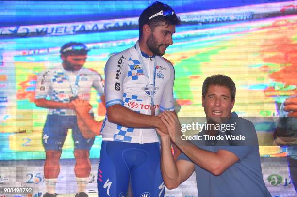 36th Tour of San Juan 2018 / Stage 1 Podium / Fernando GAVIRIA White Lider Jersey / ergio UNAC San Juan Governor / Celebration / San Juan - Pocito /...