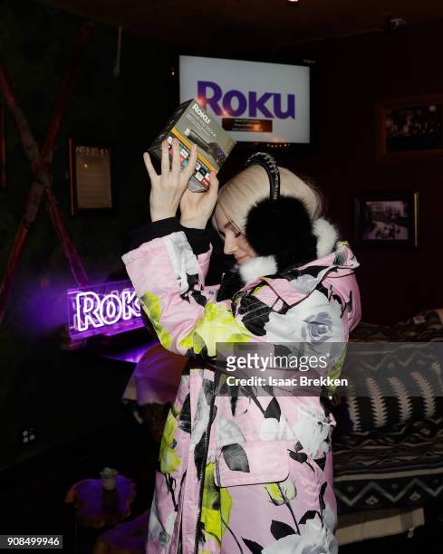 Poppy attends Rock & Reilly's daytime lounge presented by J.Crew, NYLON and Roku during Sundance Film Festival 2018 on January 21, 2018 in Park City,...