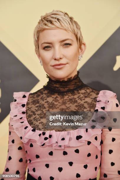 Actor Kate Hudson attends the 24th Annual Screen Actors Guild Awards at The Shrine Auditorium on January 21, 2018 in Los Angeles, California....