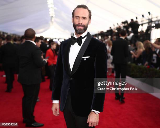 Actor Joseph Fiennes attends the 24th Annual Screen Actors Guild Awards at The Shrine Auditorium on January 21, 2018 in Los Angeles, California....